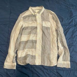 Vintage All Saints Mens Cotton Button Down XL